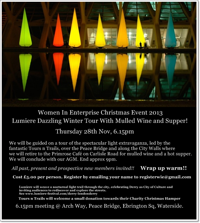 WIE Christmas Event Flyer