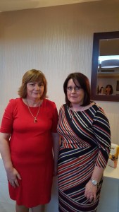 Main Speaker Helen McCrarren and Patricia Greene at the WIE Gala Dinner 2016