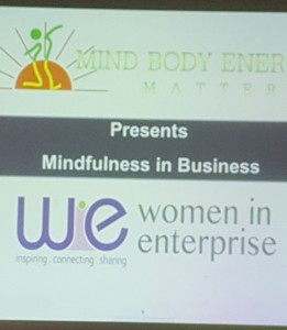 WIE Gala Dinner 2016 Mindfulness Theme